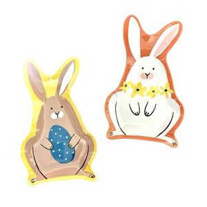 Target Room Essentials Melamine Bunny Appetizer Kids Plates Spring Easter